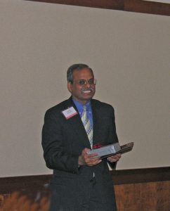 Rakesh Agrawal, the 2008 Founder's Lecturer.