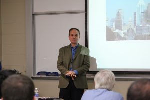George Georgiou, the 2012 Founder's Day lecturer.