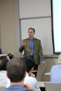 George Georgiou, the 2012 Founder's Day lecturer.