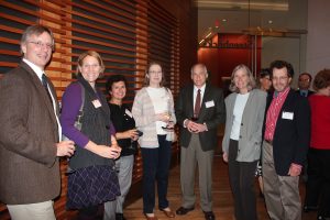 Attendees mingling at the 2014 Founder's Day Lecture.