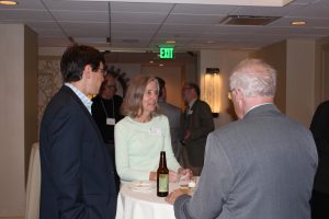 Attendees mingling at Founder's Day Lecture 2017