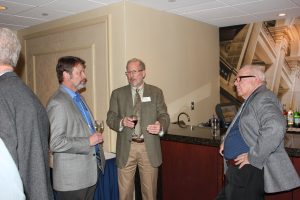 Attendees mingling at Founder's Day Lecture 2017