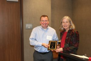 Regina Murphy and James Rekoske at 2019 Founder's Day Lecture.